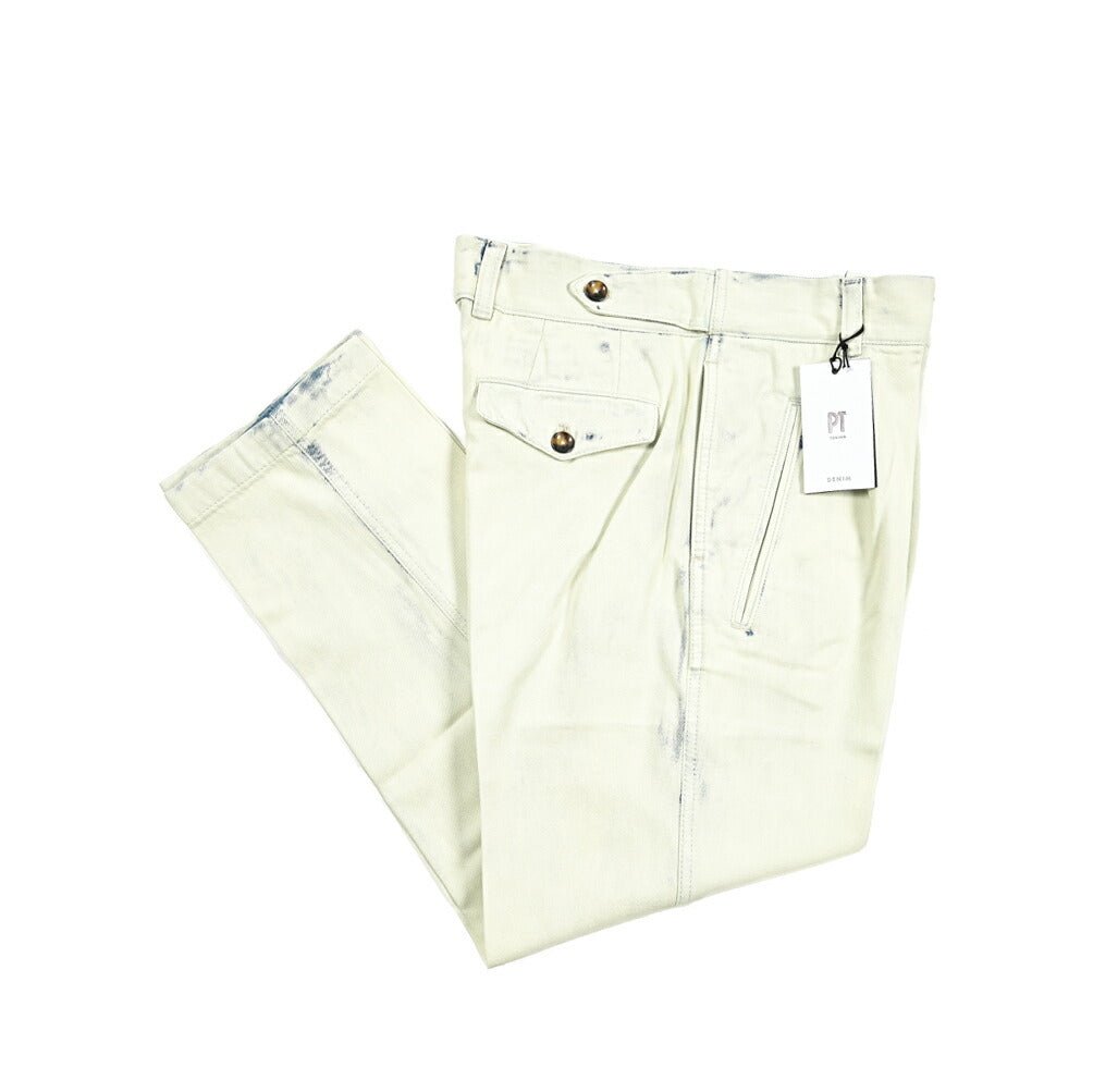PT TORINO DENIM THE PILOT コットン100% ワンタックデニムスラックス / PT05｜419824 - 29｜GUARDAROBA MILANO OFFICIAL STORE
