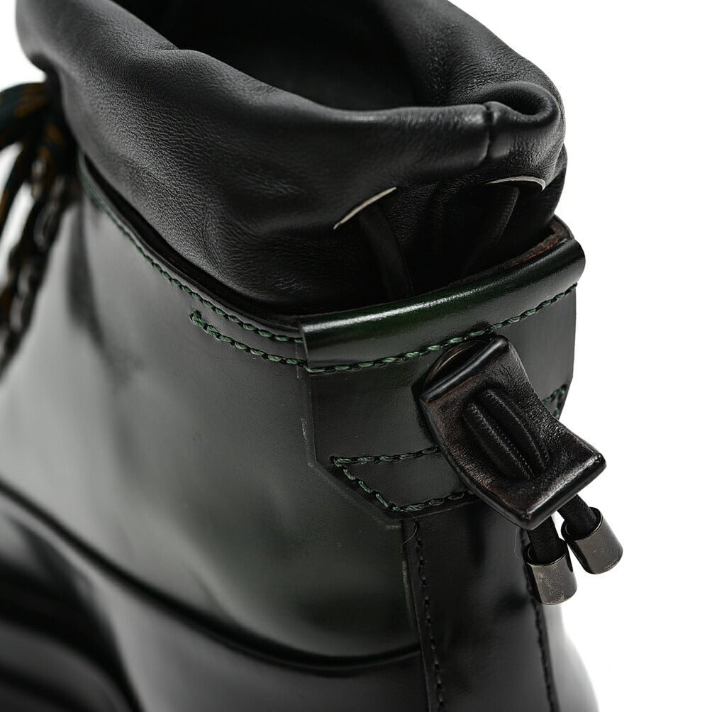 SALE｜SANTONI レザーバイカラーレースアップブーツ MCCN17881｜385212 - 7h｜GUARDAROBA MILANO OFFICIAL STORE