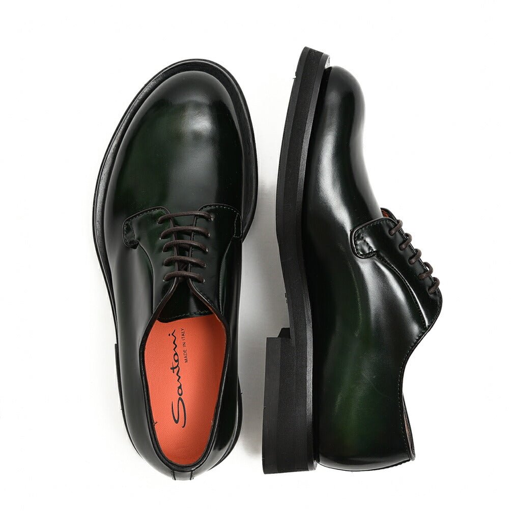 SALE｜SANTONI アンティークドレザーレースアップダービーシューズ MCCN17774｜385160 - 6h｜GUARDAROBA MILANO OFFICIAL STORE