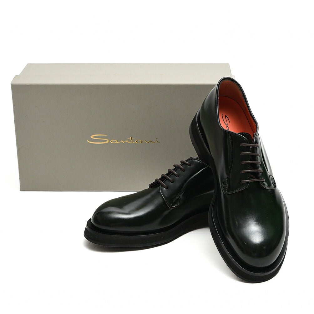 SALE｜SANTONI アンティークドレザーレースアップダービーシューズ MCCN17774｜385160 - 6h｜GUARDAROBA MILANO OFFICIAL STORE