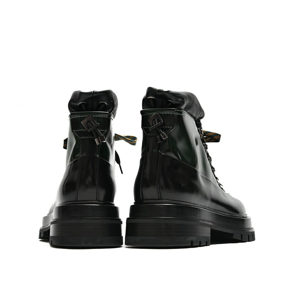 SALE｜SANTONI レザーバイカラーレースアップブーツ MCCN17881｜385212 - 7h｜GUARDAROBA MILANO OFFICIAL STORE