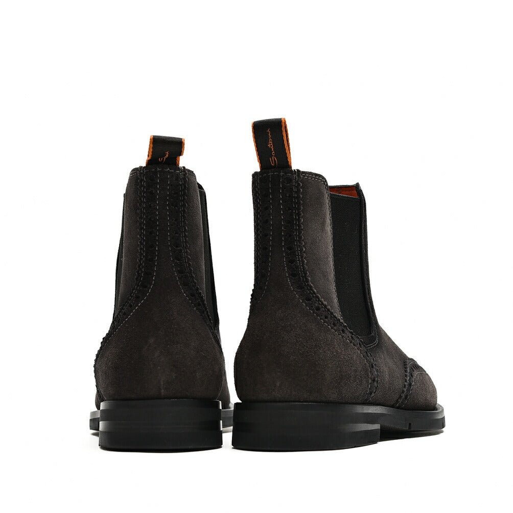 SALE｜SANTONI スエードブローグチェルシーブーツ MCNC18187｜385202 - 8h｜GUARDAROBA MILANO OFFICIAL STORE