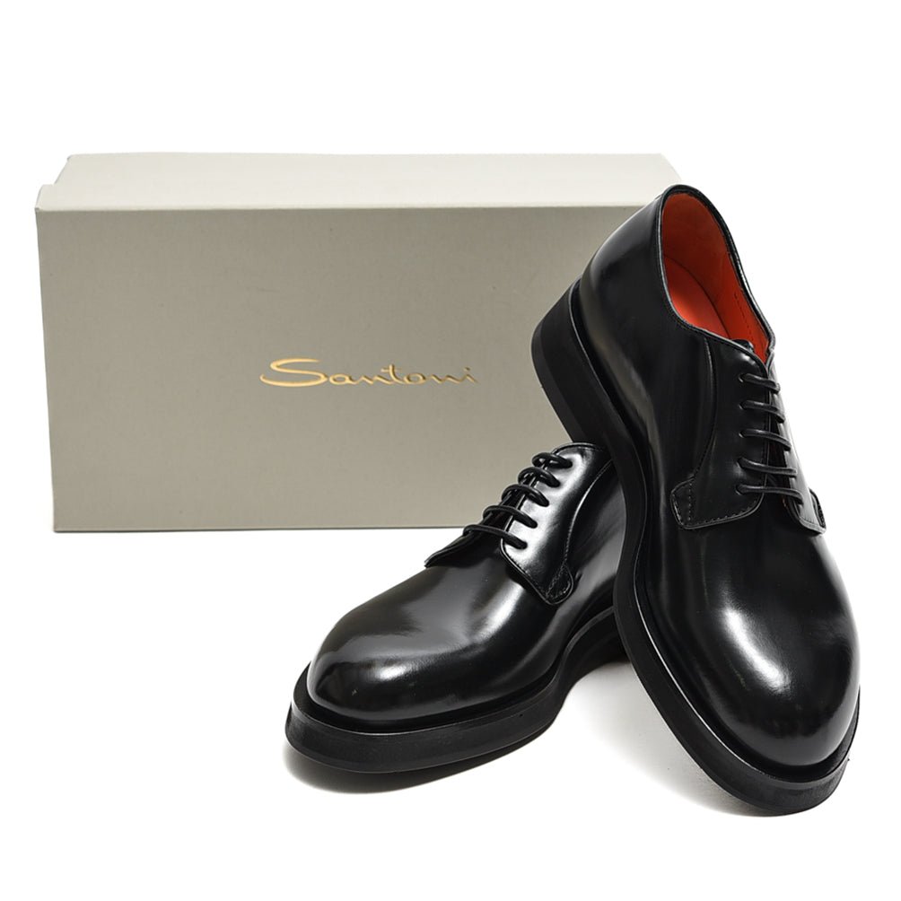 SALE｜SANTONI アンティークドレザーダービーシューズ MCLE17715｜383665 - 7｜GUARDAROBA MILANO OFFICIAL STORE