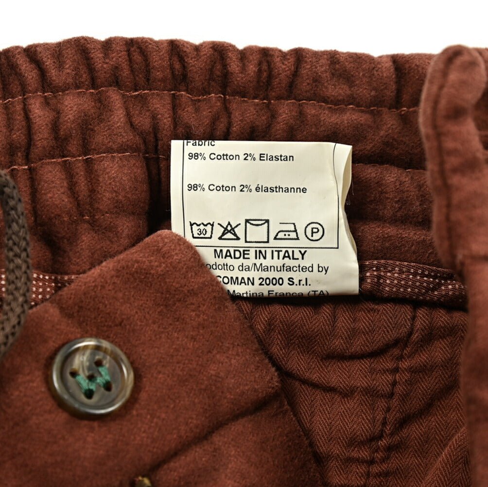 SALE｜BERWICH SPIAGGIA ストレッチコットン ノータックスラックス｜413296 - 46｜GUARDAROBA MILANO OFFICIAL STORE