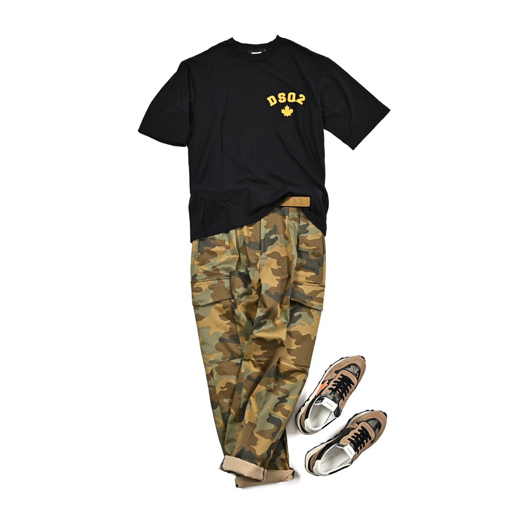 SUMMER SALE｜DSQUARED2 LOOSE FIT コットン100% 半袖クルーネックTシャツ｜417280 - S｜GUARDAROBA MILANO OFFICIAL STORE