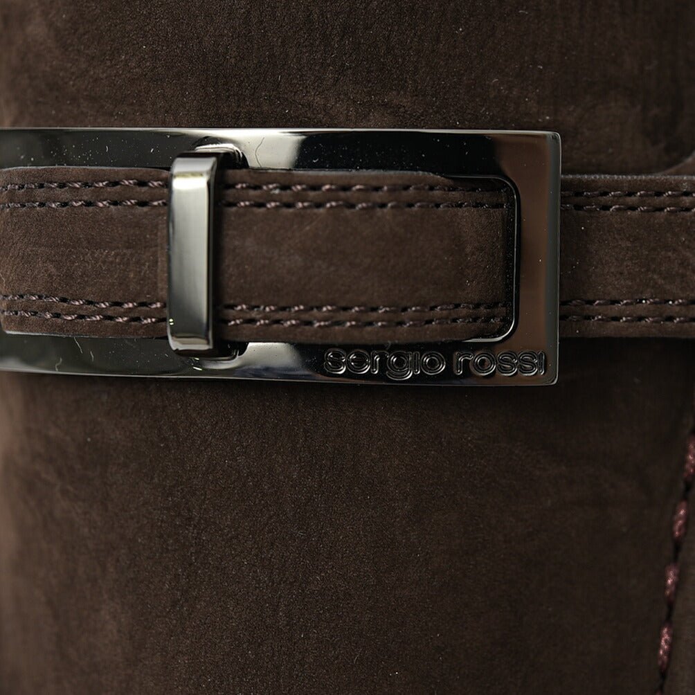 SALE｜Sergio Rossi sr NORA スエードバックルローファー｜408142 - A - 6｜GUARDAROBA MILANO OFFICIAL STORE