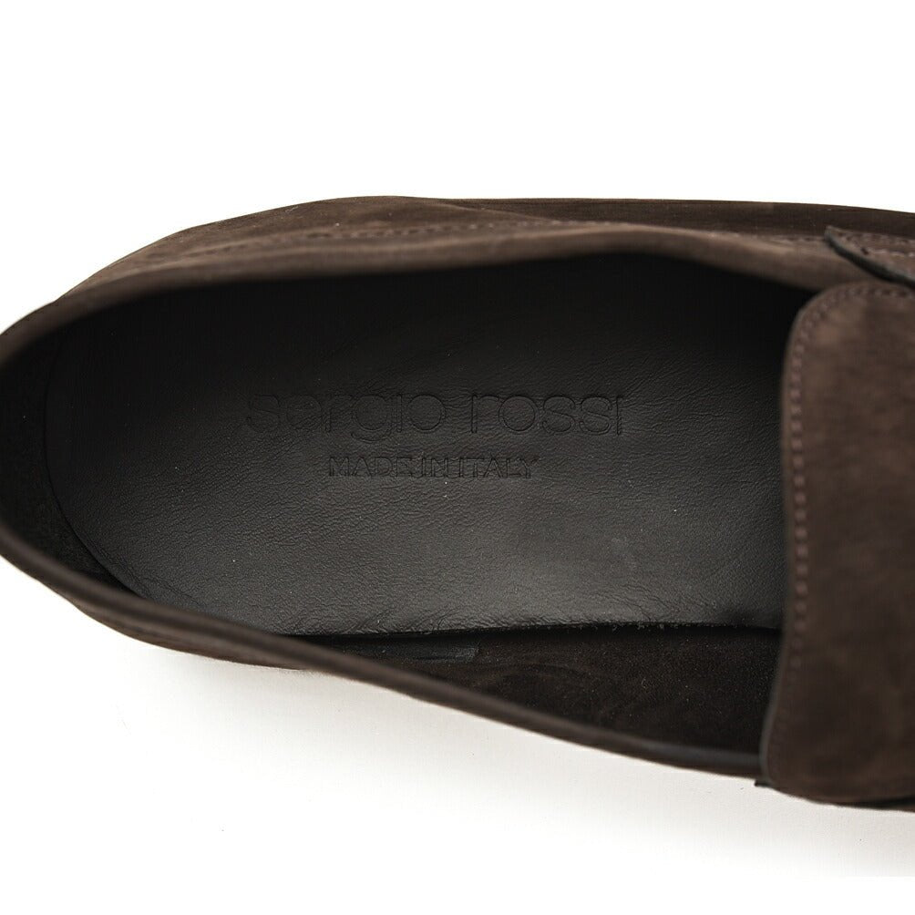 SALE｜Sergio Rossi sr NORA スエードバックルローファー｜408142 - A - 6｜GUARDAROBA MILANO OFFICIAL STORE