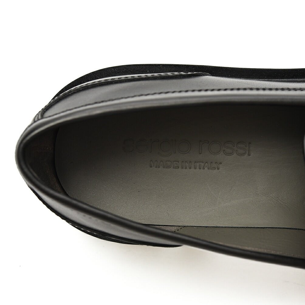 SALE｜Sergio Rossi sr SERGIO URBAN 厚底レザーバックルローファー｜408473 - 5｜GUARDAROBA MILANO OFFICIAL STORE
