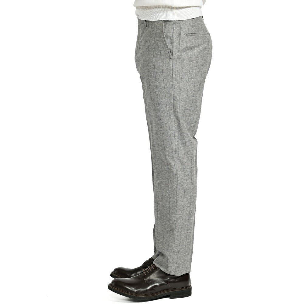 SALE｜BERWICH VULCANO Z ウールフランネル ノータックスラックス｜413236 - 46｜GUARDAROBA MILANO OFFICIAL STORE